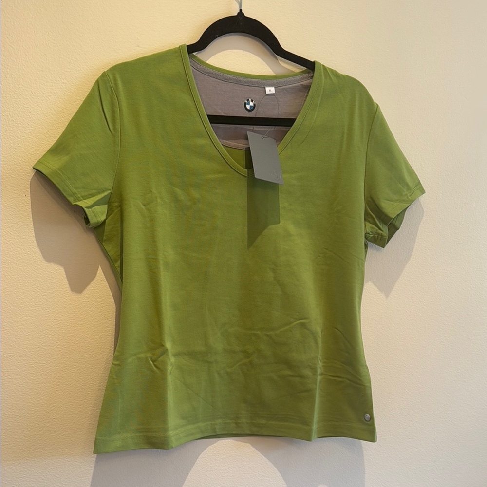 NWT - BMW Women's Green T-Shirt